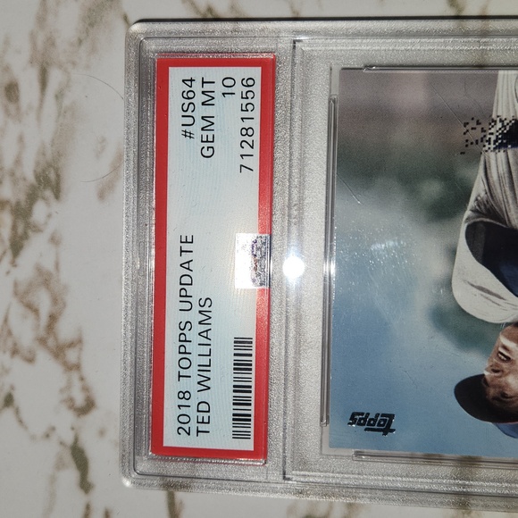 PSA GEM MINT 10 TED WILLAIMS - Picture 2 of 3